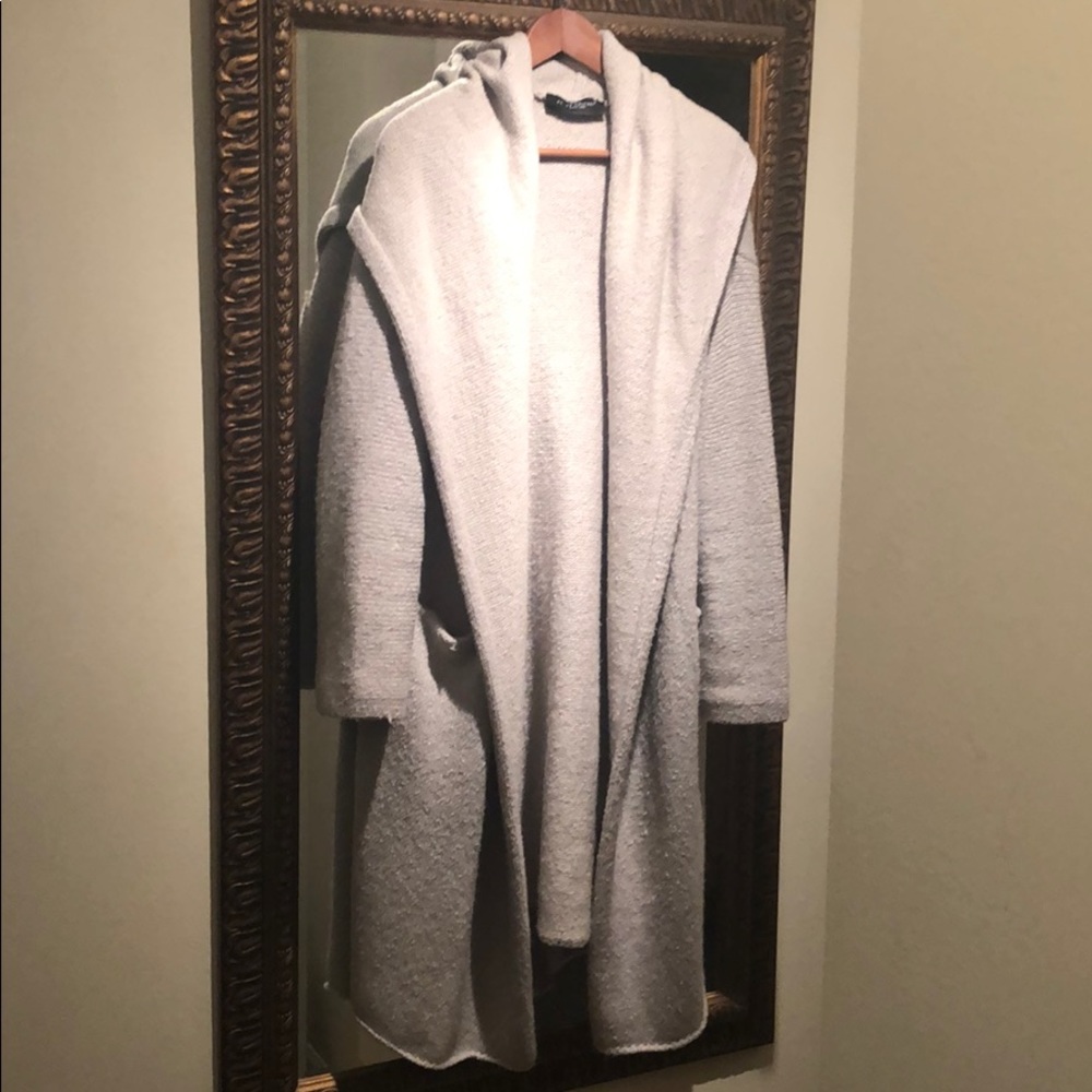 Akira Black Label Gray Long Sweater Coat/Cardigan